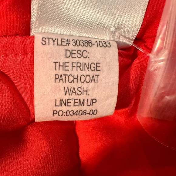 MOTHER Women’s The Fringe Patch Coat Size L - Picture 12 of 13